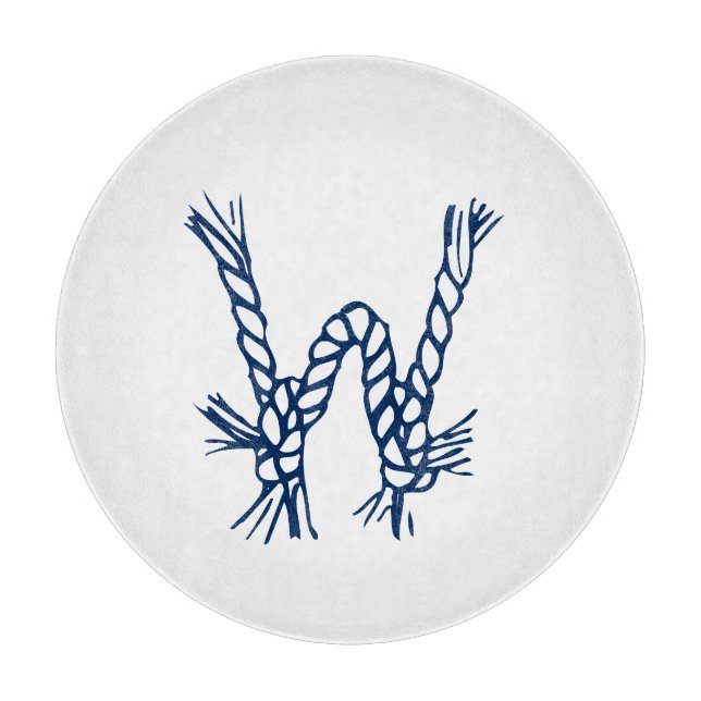 Ursprunglig sjövit blåseningslinje, monogram (Framsidan)