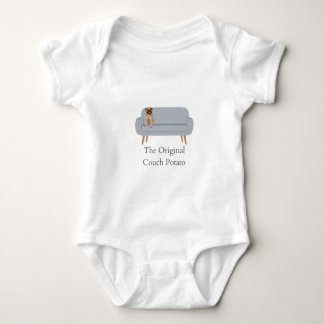 Ursprunglig skjorta av koppapotatis Pug Baby t T Shirt