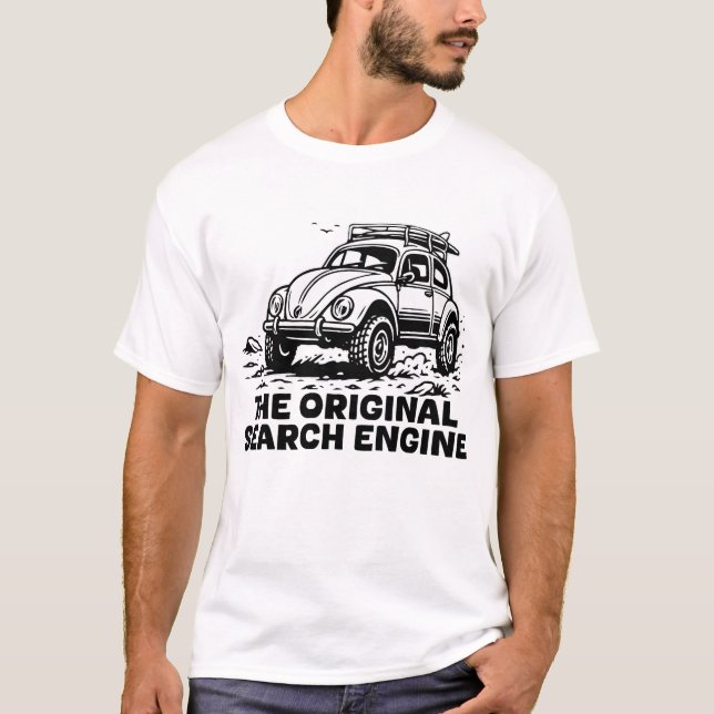 Ursprunglig sökmotor t shirt (Framsida)