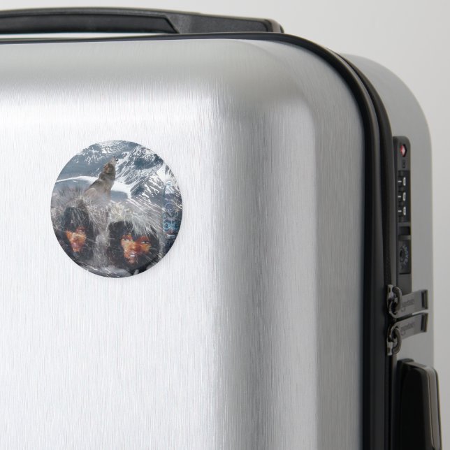 Ursprunglig sprit i Alaska Magnet (In Situ (Luggage))