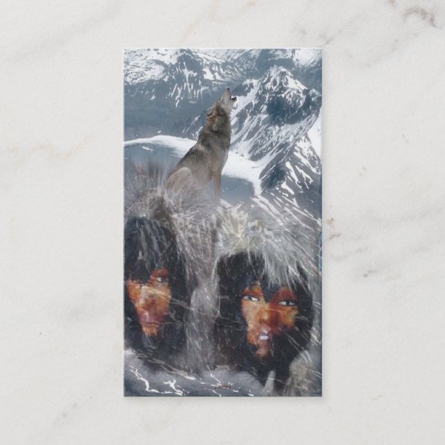 Ursprunglig sprit i Alaska Visitkort (Framsida)