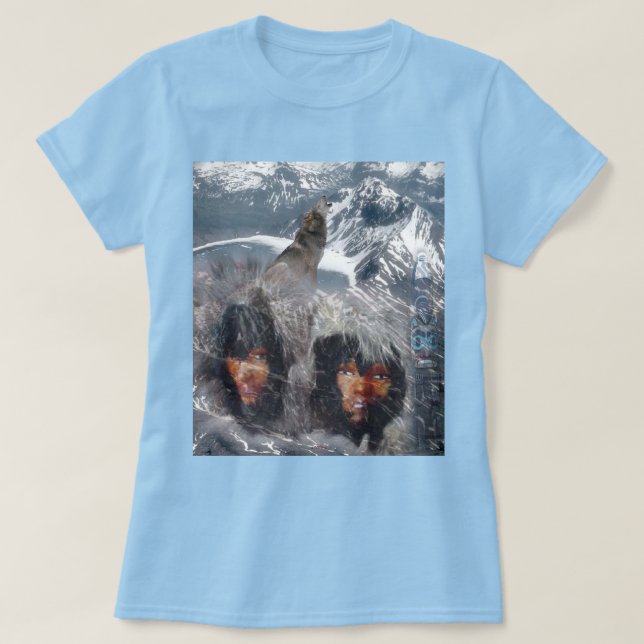 Ursprunglig sprit i Alaska Womens T Shirt (Design framsida)