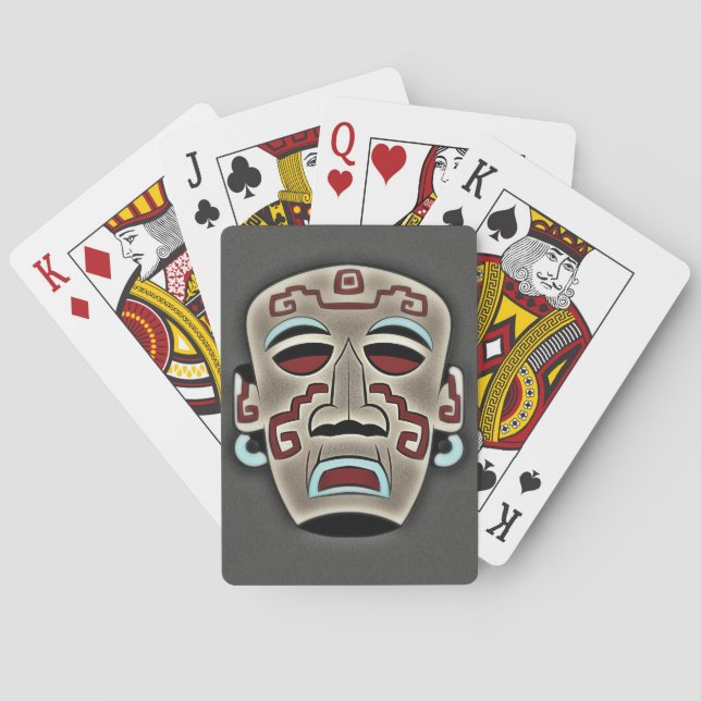Ursprunglig stammask casinokort (Baksidan)