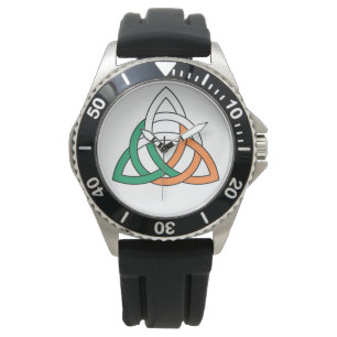 Ursprunglig Triquetra-cirkel celtic knot Ireland F Armbandsur