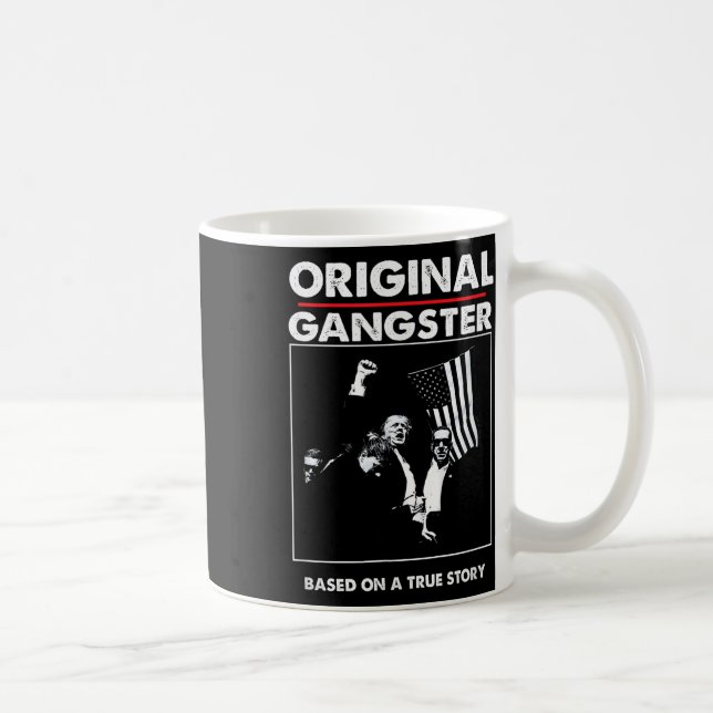 Ursprunglig trumpegel för president 47 Patriotic Kaffemugg (Höger)