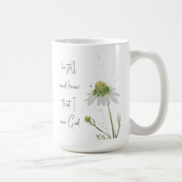 Ursprunglig vattenfärg Wildblommes Anpassningsbar  Kaffemugg