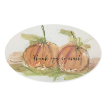 Ursprunglig vattenfärgskiss Pumpkin