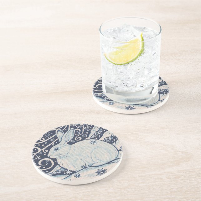 Ursprunglig vinterjulkanal, blå och vit underlägg (Sidan)