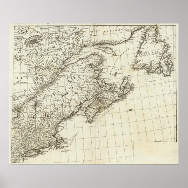 Ursprungliga amerikanska byar i Kanada Poster (Framsidan)