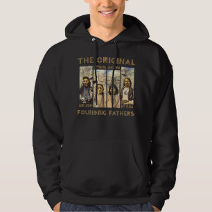 Ursprungliga amerikanska Founding fathers-klubbar Hoodie