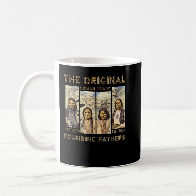 Ursprungliga amerikanska Founding fathers-klubbar Kaffemugg (Vänster)