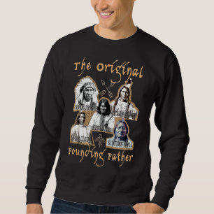 Ursprungliga amerikanska Founding fathers-klubbar Lång Ärmad Tröja