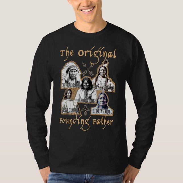 Ursprungliga amerikanska Founding fathers-klubbar T Shirt (Framsida)