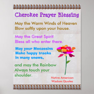 Ursprungliga amerikanska visdomsofferter poster