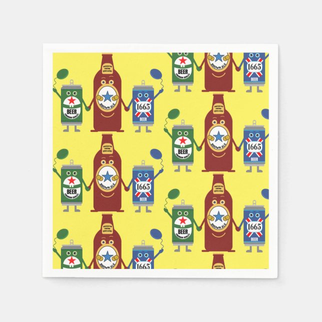 Ursprungliga Beer älskare-gåvor Napkin Pappersservett (Framsidan)