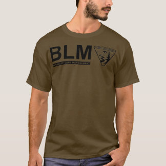 Ursprungliga BLM Bureau of Land Management BLACK 2 T Shirt