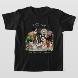 Ursprungliga dogpile Cute Pets, anpassa T Shirt