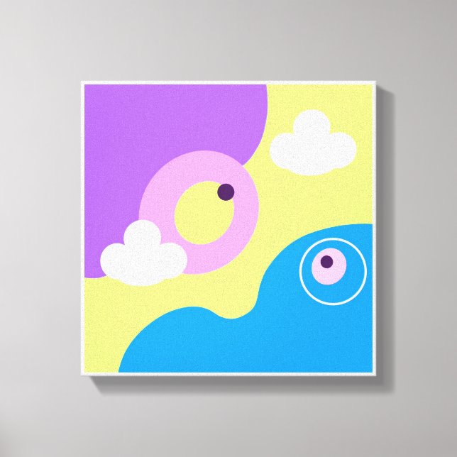 Ursprungliga enkla bildutskrifter canvastryck (Framsida)