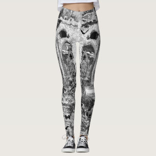 Ursprungliga Gothic Vampires Crypt Graves Fladderm Leggings