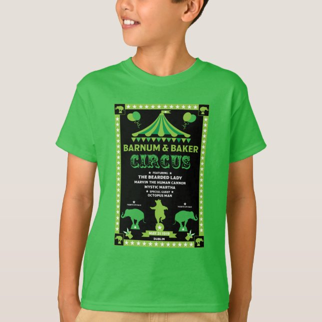 Ursprungliga Vintagar Inspired Circus T-Shirt (Framsida)