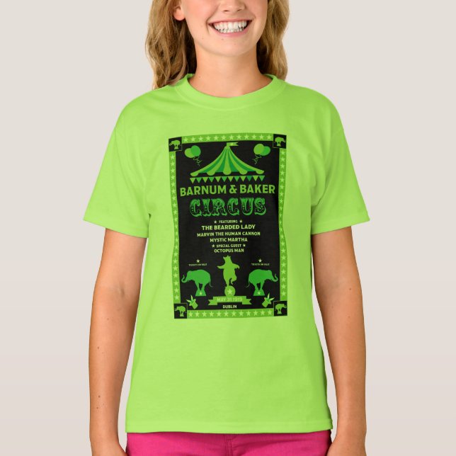 Ursprungliga Vintagar Inspired Circus T-Shirt (Framsida)