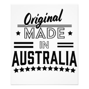 Ursprungligen tillverkad i Australien Fototryck