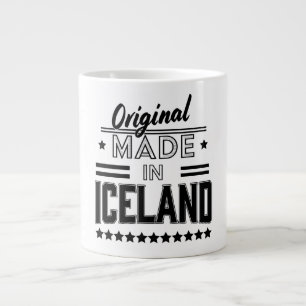 Ursprungligen tillverkad i Islandet Jumbo Mugg