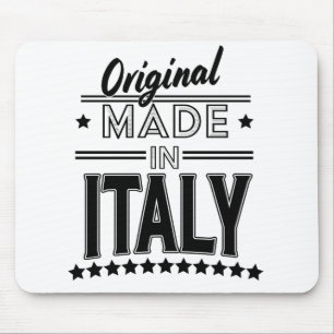 Ursprungligen tillverkad i Italiens logotyp Musmatta