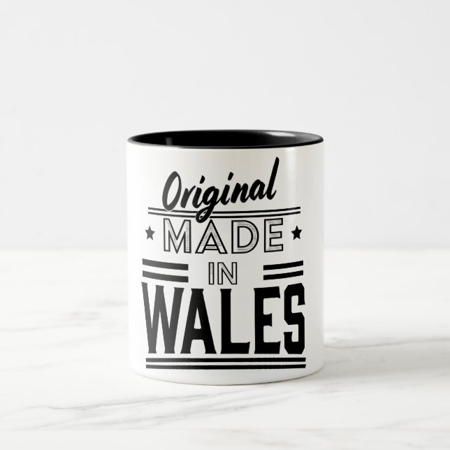 Ursprungligen tillverkad i Wales Två-Tonad Mugg (Center)