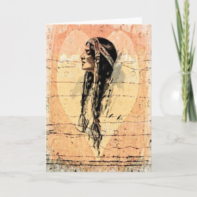 Ursprungligt amerikanskt gratulationskort kort (Framsida)