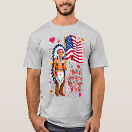 Ursprungligt amerikanskt kulturarv, månad Pride 1 T Shirt