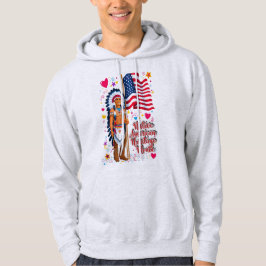 Ursprungligt amerikanskt kulturarv, månatligt Prid Hoodie