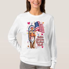 Ursprungligt amerikanskt kulturarv, månatligt Prid T Shirt
