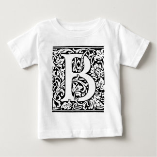 Ursprungligt B-monogram. Anpassat Namn-Blommönster Tröja
