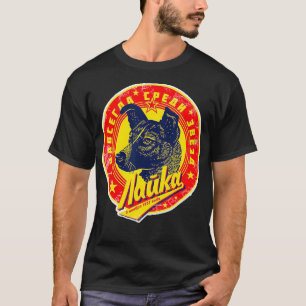 Ursprungligt CCCP Space Program Laika Space Hund U T Shirt