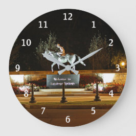Ursprungligt dansare Statue Saratoga Wall Clock Nu Stor Klocka