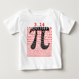 Ursprungligt färg nummer pi dag matematiskt tecken t shirt