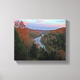 Ursprungligt Foto Autumn Cumberland River Kentucky Canvastryck