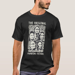 Ursprungligt Founding fathers Native Indian T Shirt