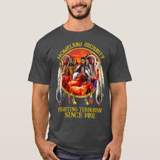Ursprungligt Founding fathers Native Indian T Shirt