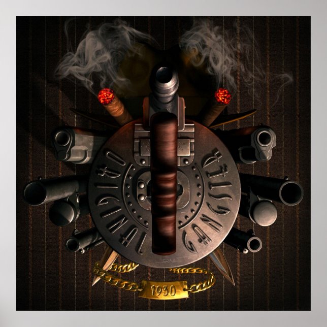 Ursprungligt Gangster-Poster Poster (Framsidan)
