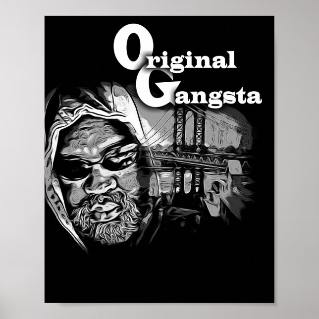 Ursprungligt Gangster-poster Poster (Framsidan)