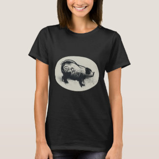 Ursprungligt Gris Teckning med 2019 B Woman T-shir T Shirt