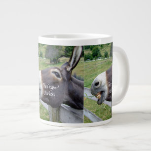 Ursprungligt Jackass Funny Donkey Mule Farm Animal Jumbo Mugg