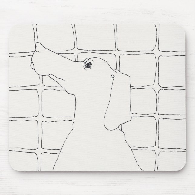 Ursprungligt kinesiska Hund Hund 2018, musen P Musmatta (Framsidan)