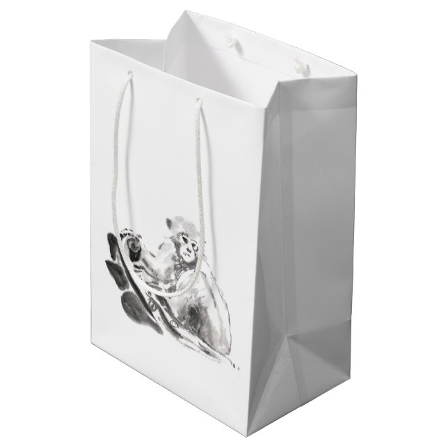 Ursprungligt målande kinesisk apa År 2016 (Baksidan Vinklad)