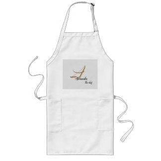 Ursprungligt monogram Apron Långt Förkläde