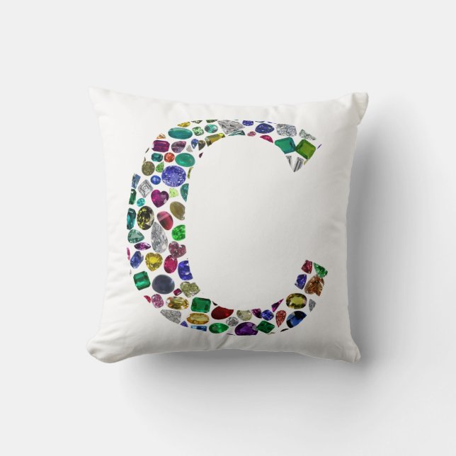 Ursprungligt Monogram Brev C-Trendig Kudde (Framsida)