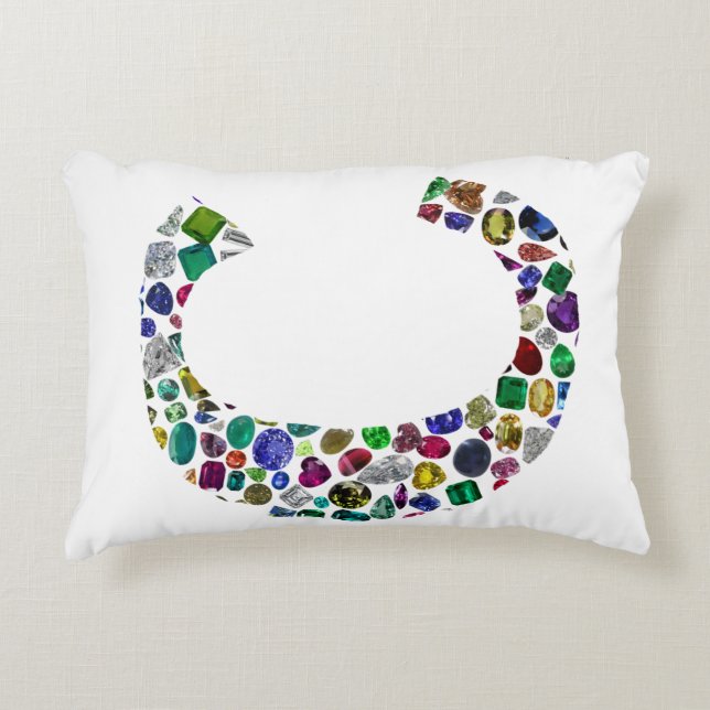 Ursprungligt Monogram Brev C-Trendig Prydnadskudde (Framsidan)