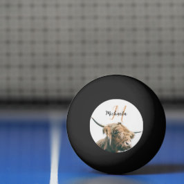 Ursprungligt monogram för det svenska porträtt-nam pingisboll